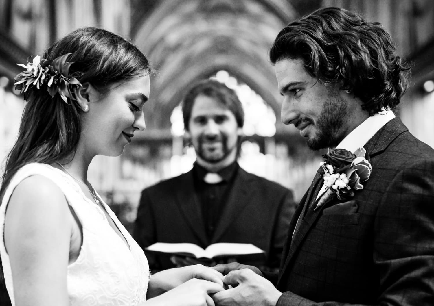 boda por la iglesia
